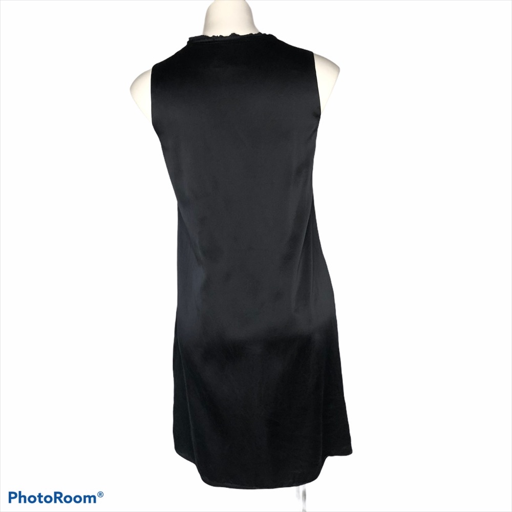 Elie Tahari 100% Silk Black Floral Print Dress - Picture 9 of 15